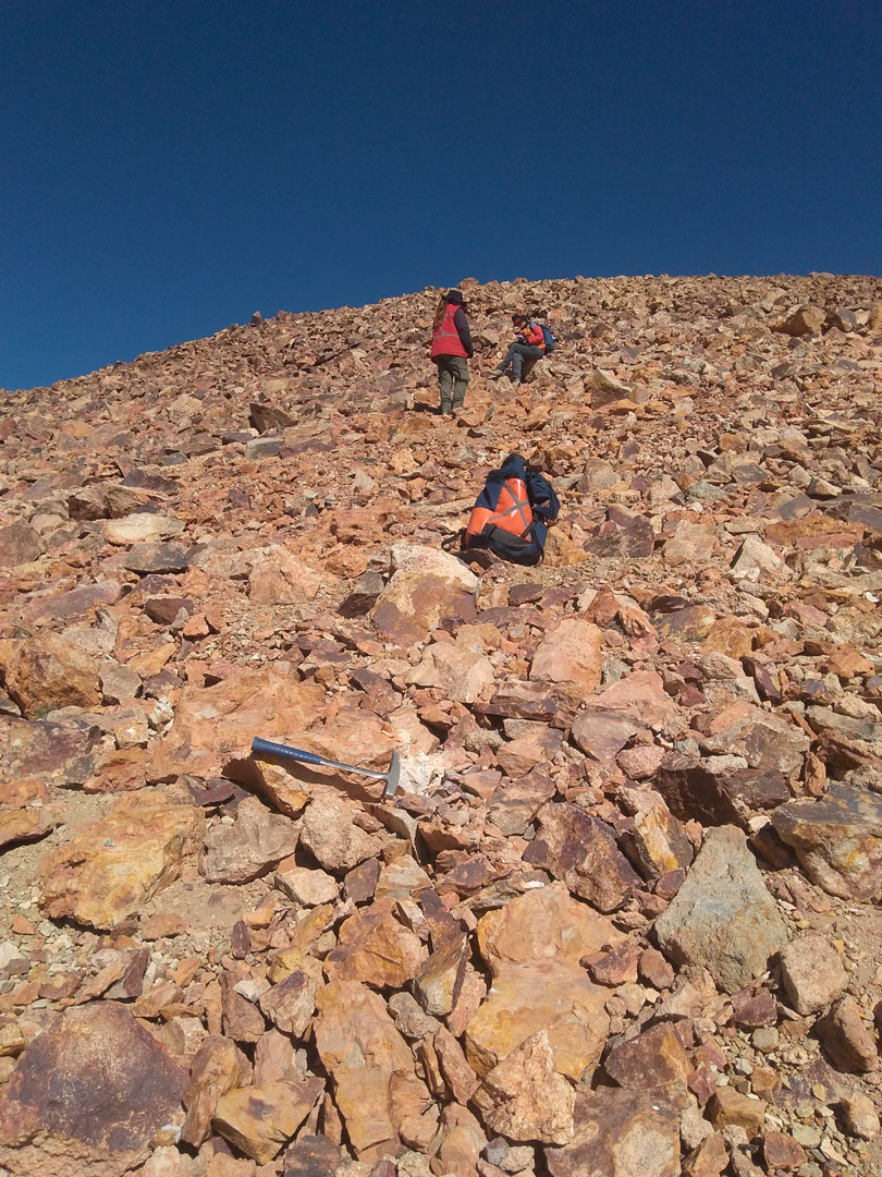 Estudio del afloramiento